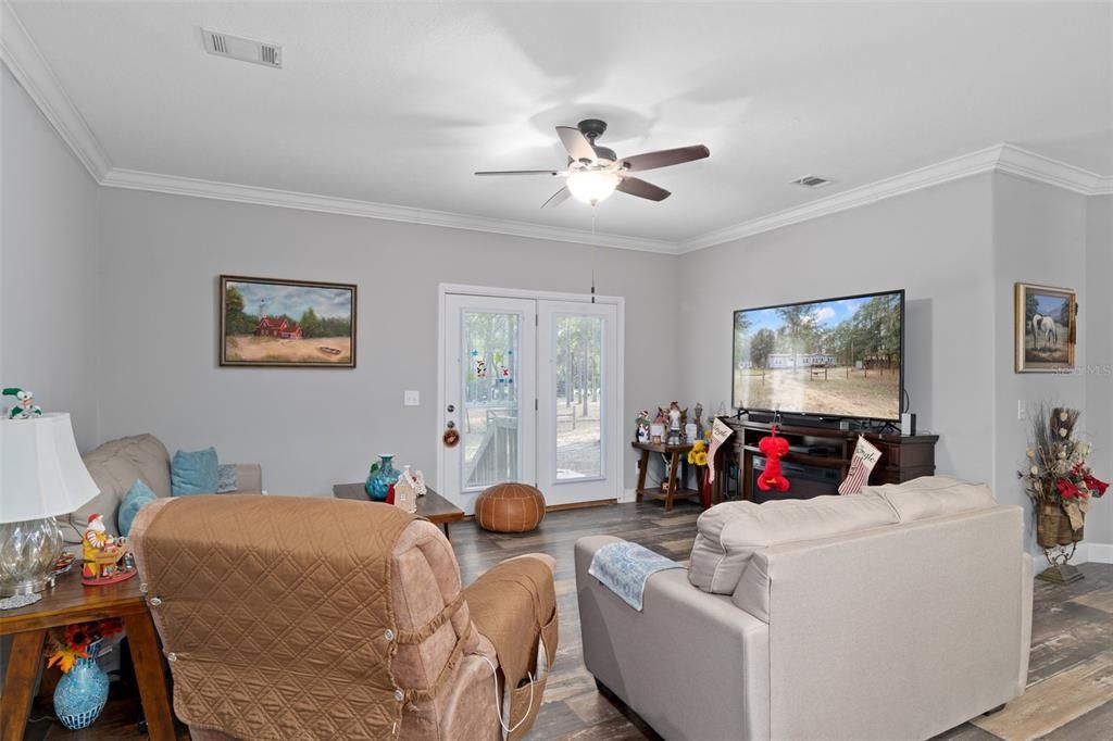 Family Room w/French Doors