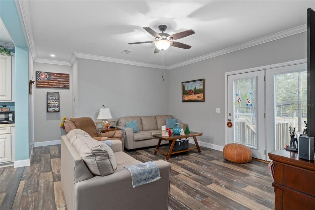 Family Room w/French Doors