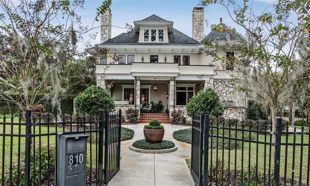 The Edwards house at 810 SE Fifth St., is considered one of the most significant homes in the district. Carefully restored and updated in the sought-after downtown neighborhood of the fast-growing central Florida city, Ocala