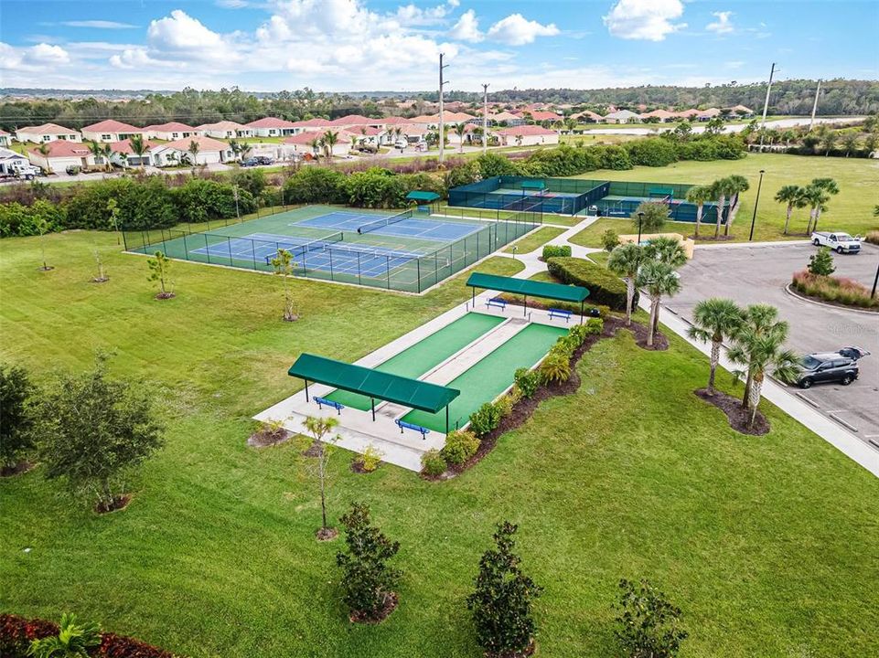 Bocce, Tennis & Pickleball Courts