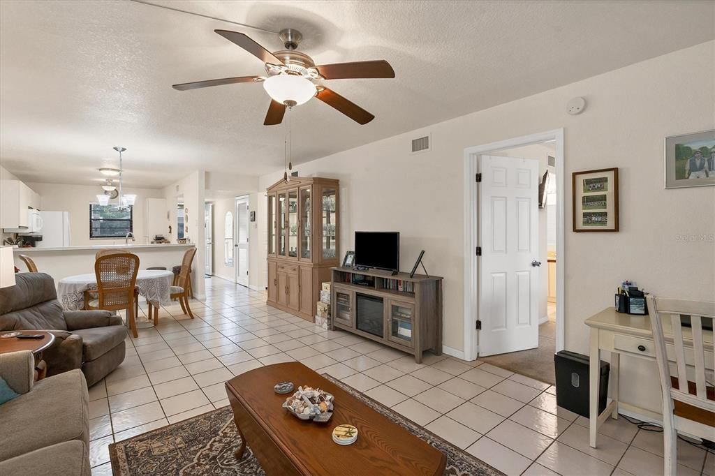 TILE throughout the main living area