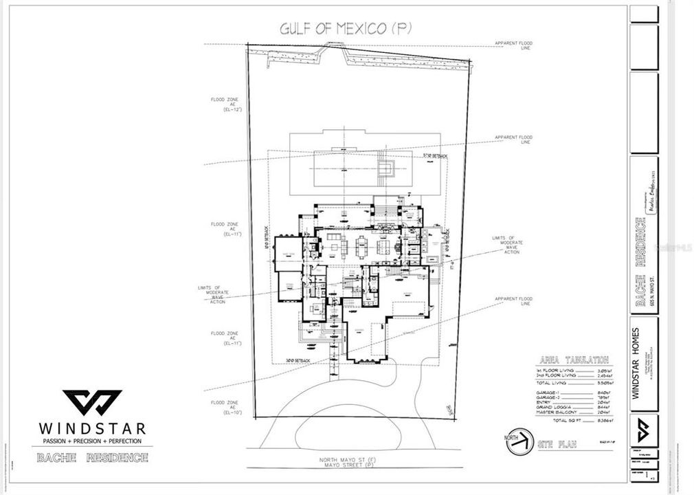 Seller rendering of potential build within survey