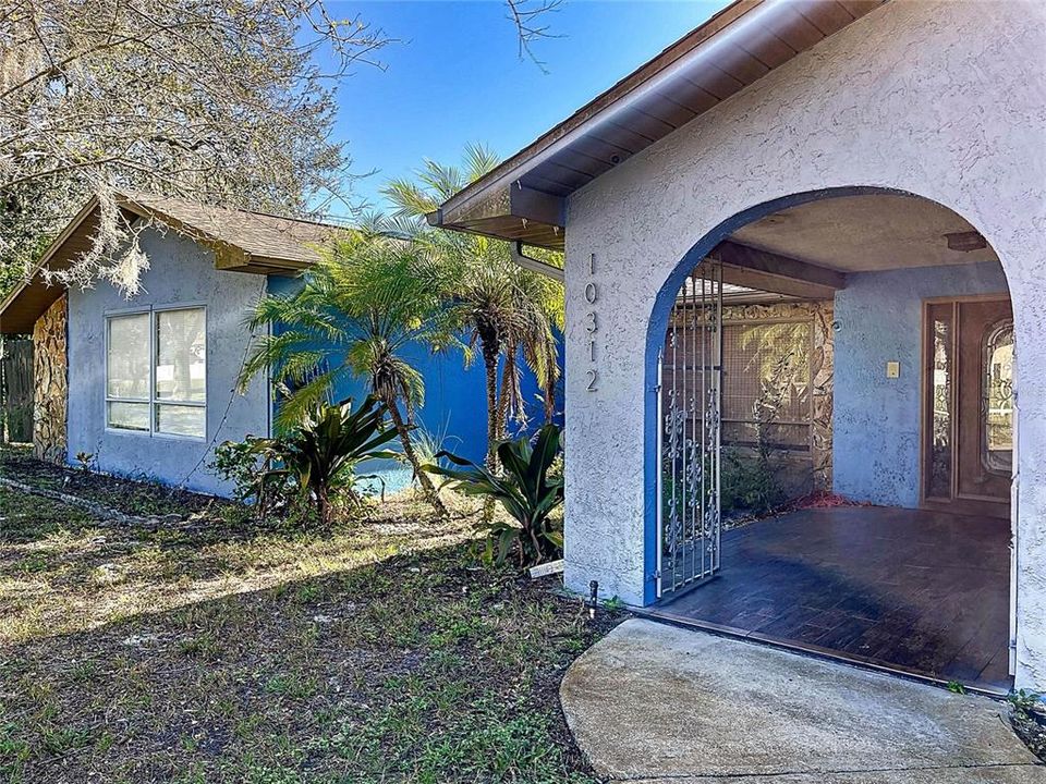 Covered Front Patio