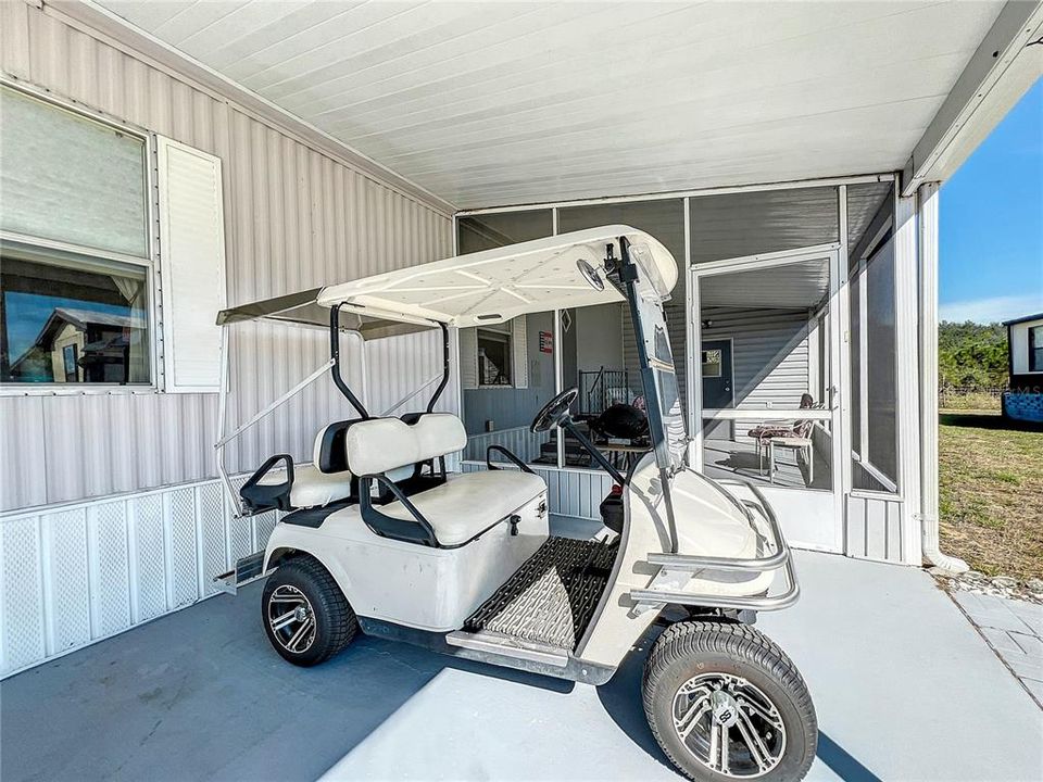 Golfcart will be included at full price offer.