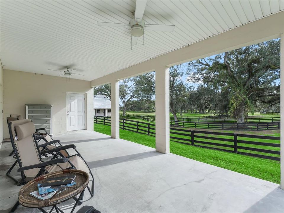 Barn patio