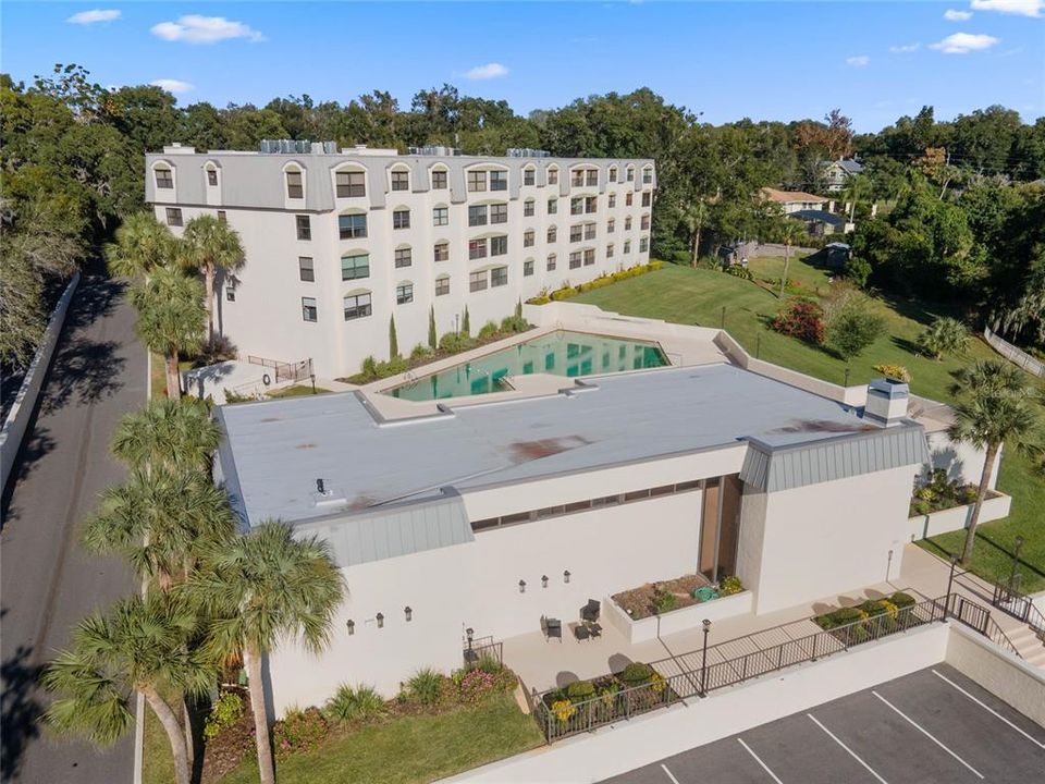 Aerial View of Summit Place Condo , Pool & Club House