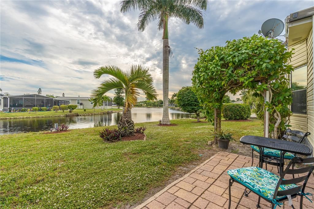 West view of water from patio