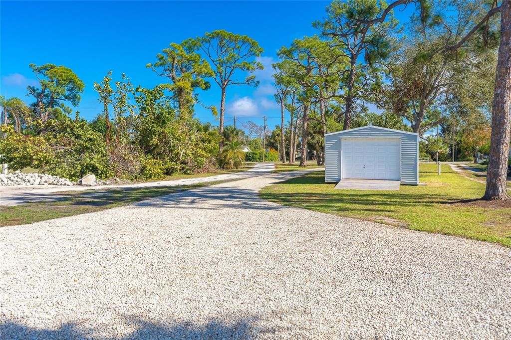 This property has one of the largest yards to include areas for loads of parking, boats, or  RVs. The separate Garage is perfect for storing toys, boats or more.