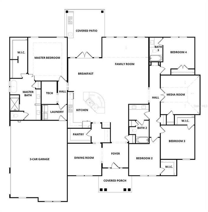 Active With Contract: $869,900 (4 beds, 3 baths, 3292 Square Feet)