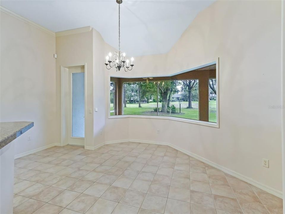 Eating area in kitchen