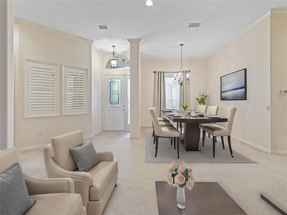 Dining Room - virtually staged