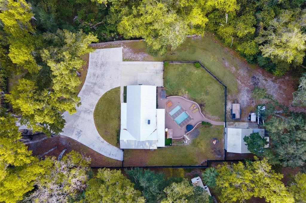 Aerial of Top View of Property