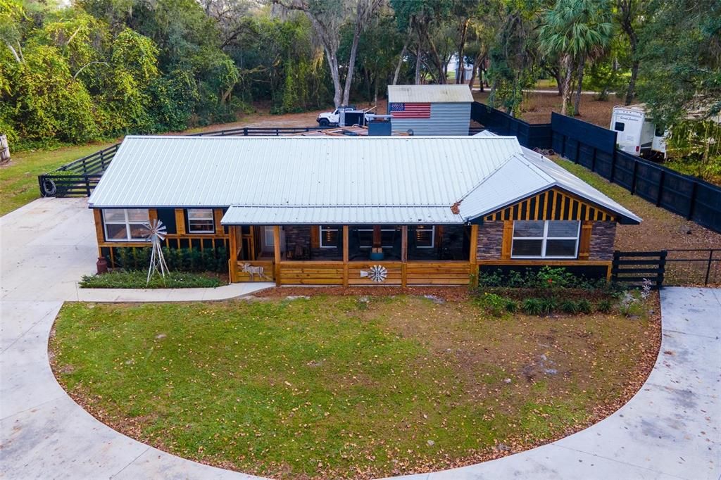 Aerial of Front Exterior