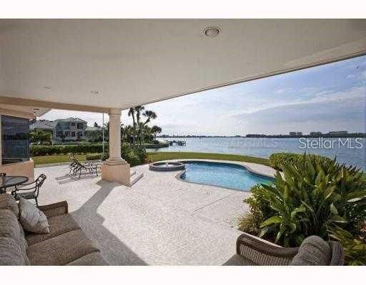 Porch, pool and views