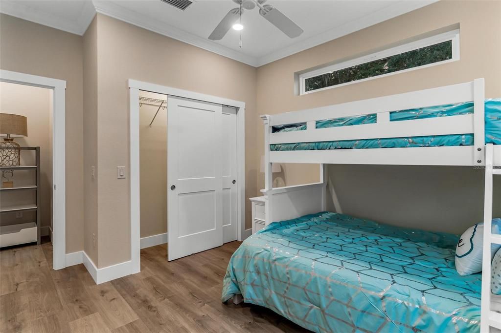 Bedroom 2 with Laminate Plank Flooring