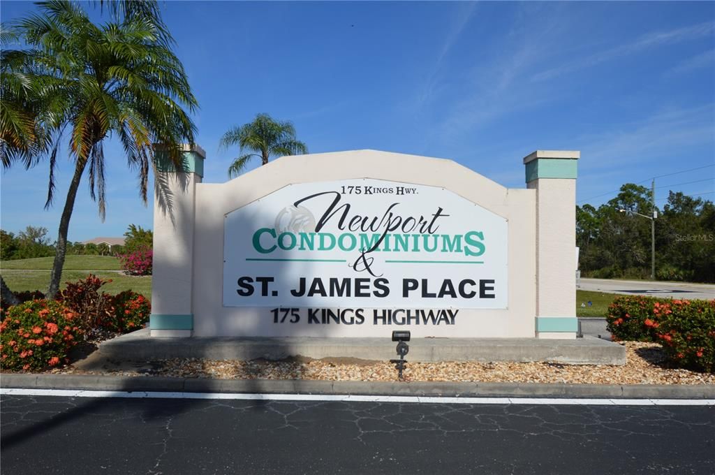 Entrance to Condominiums