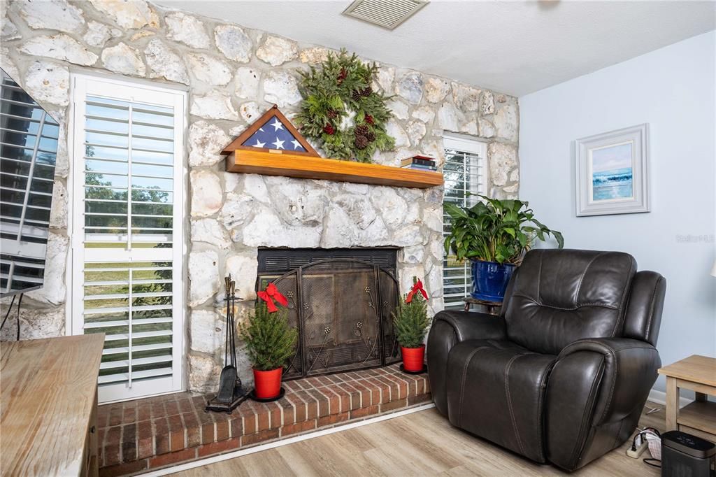 Fireplace in Living Room