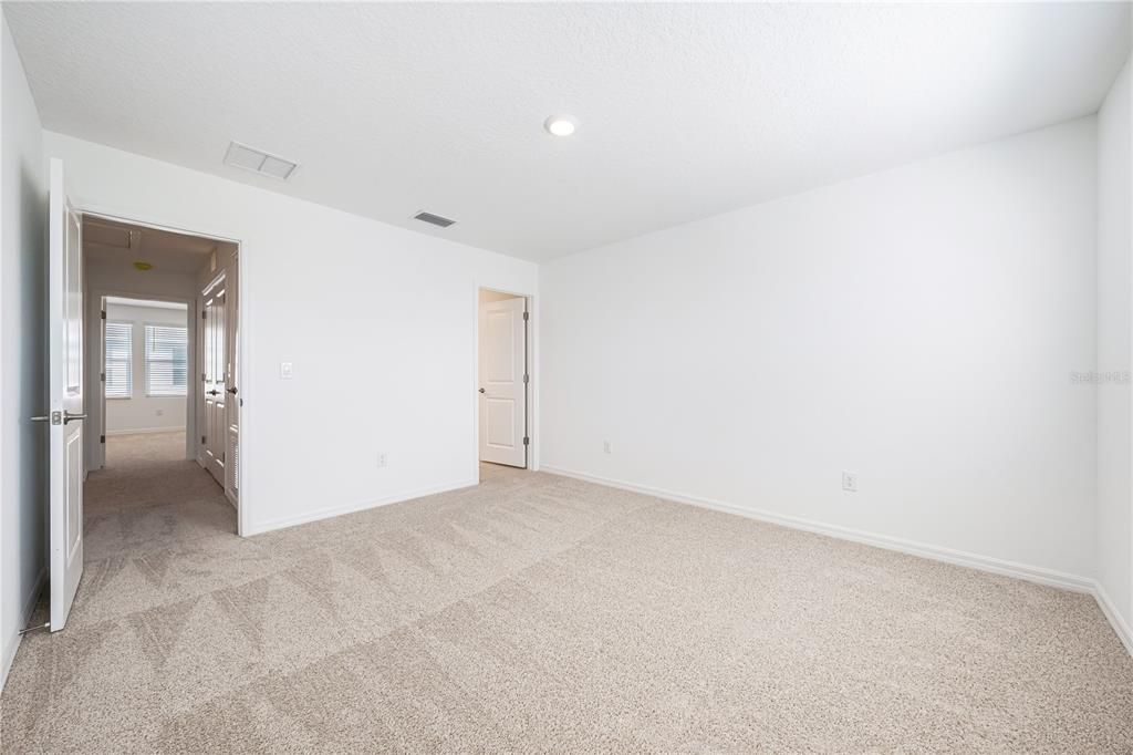 Master Bedroom with Walk In Closet