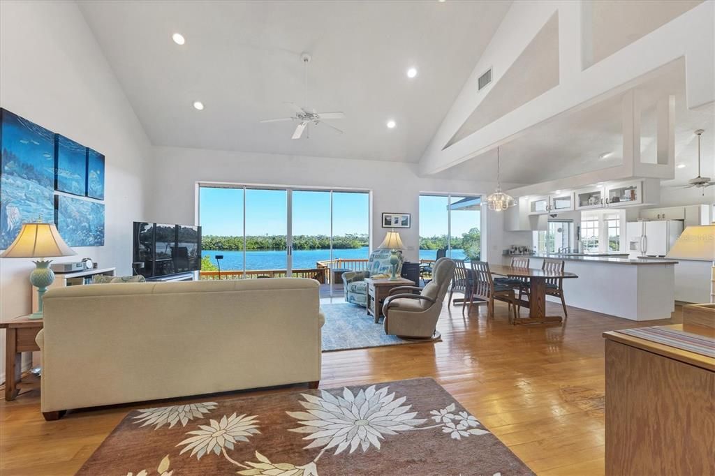 Astounding views of Coral Creek will captivate you from the moment you enter this home