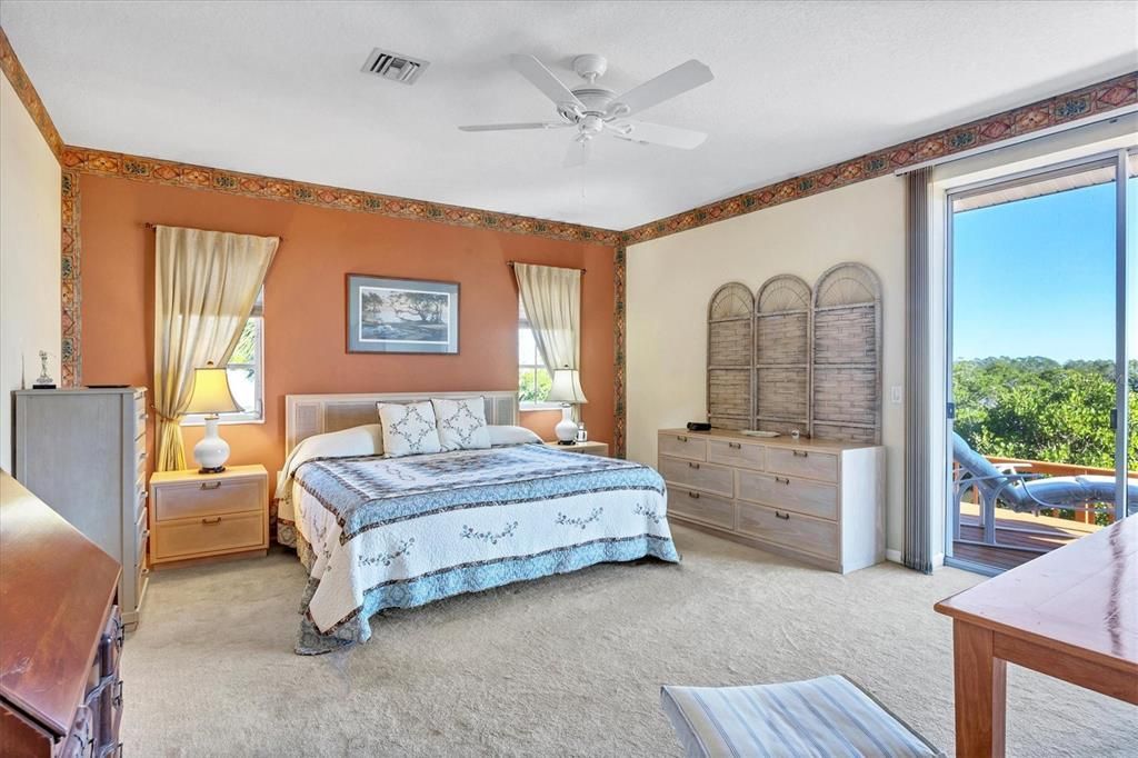 Master Suite is spacious and offers 2 closets