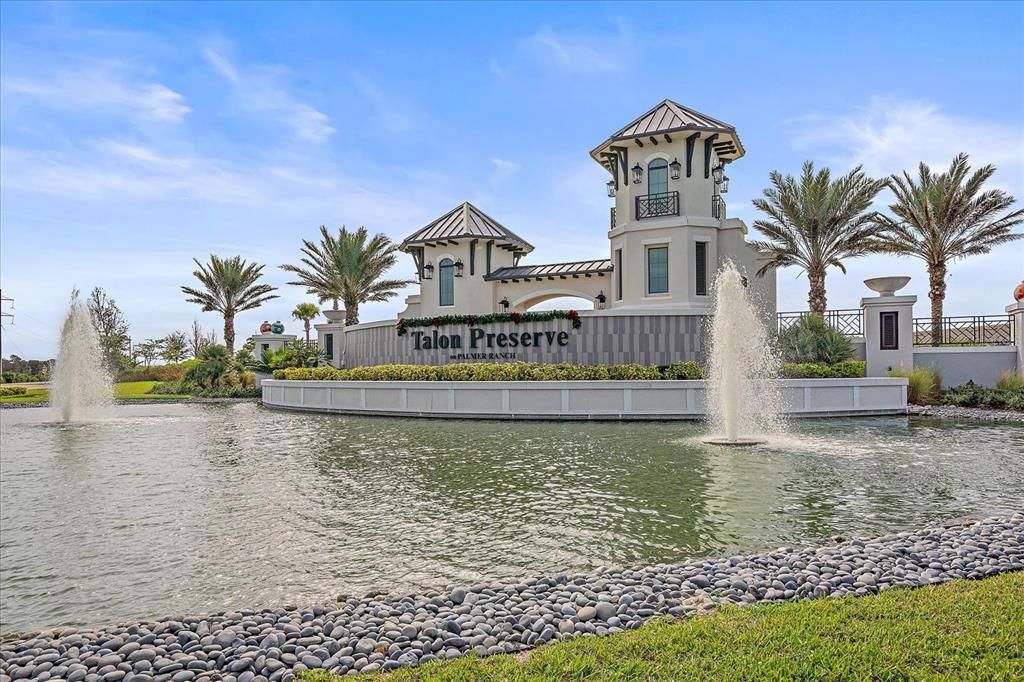 Talon Preserve Community Main Entrance