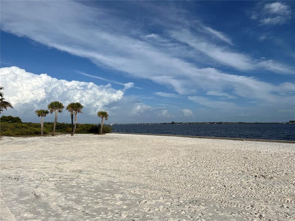 Riverfront Park at Sanctuary Cove Beach area on the Manatee River.