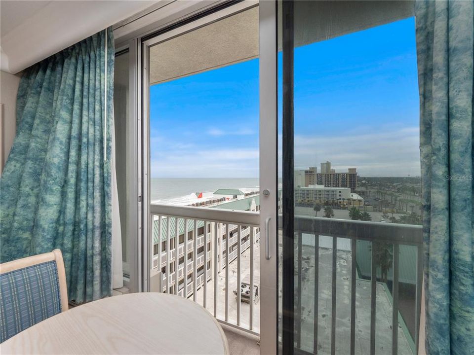 Enjoy the ocean and intercostal views from in the condo and from the balcony.