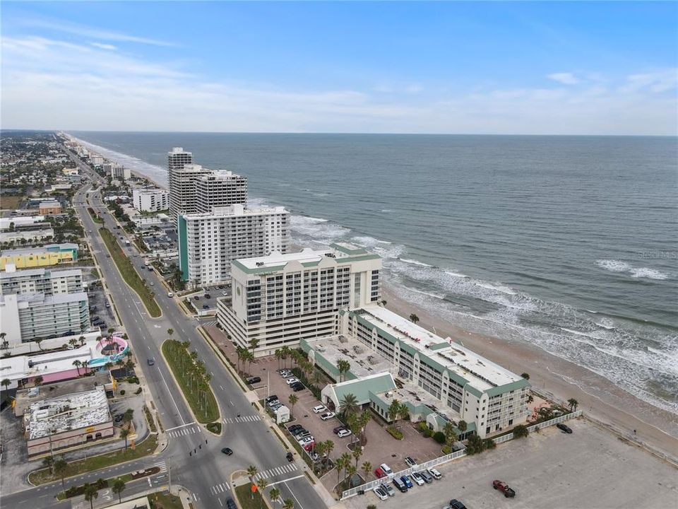 Ocean front and across from shopping and restaurants.