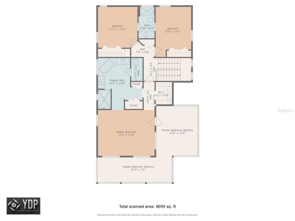 DETAILED 2ND STORY FLOORPLAN