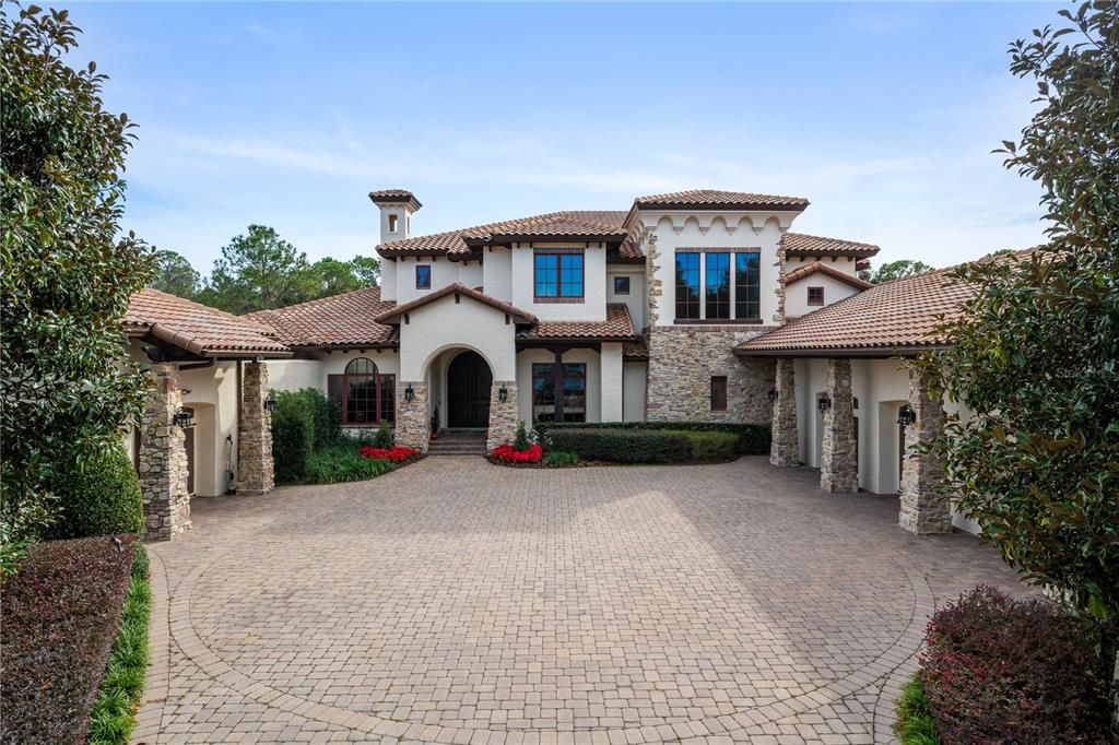 Fabulous Tuscan Inspired Lakefront Estate in Keene's Pointe