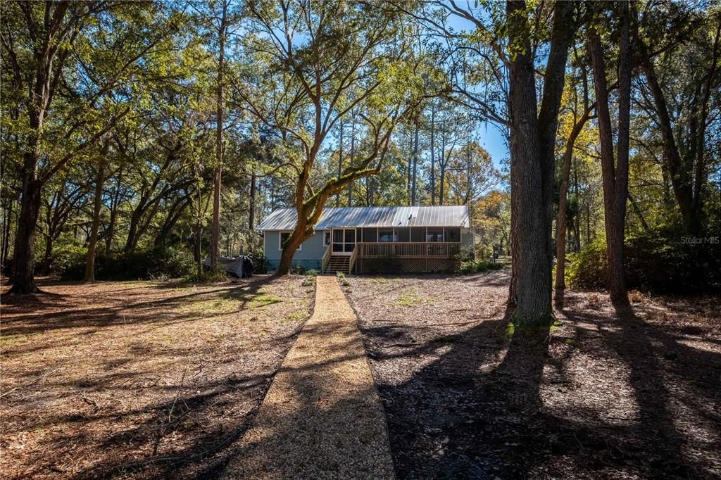 View to the back of the home