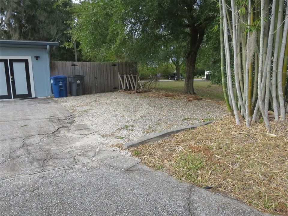 East side entrance to back yard.