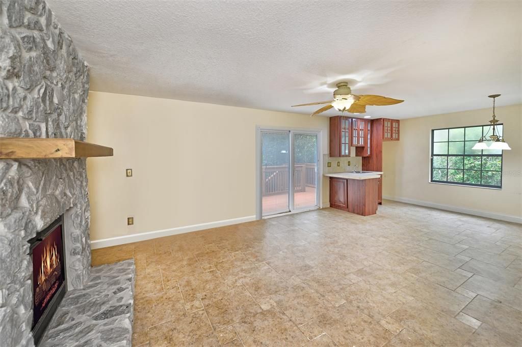 Upstairs living room off owner's suite