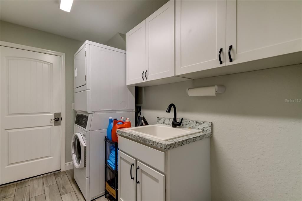 Laundry Room connects to attached garage