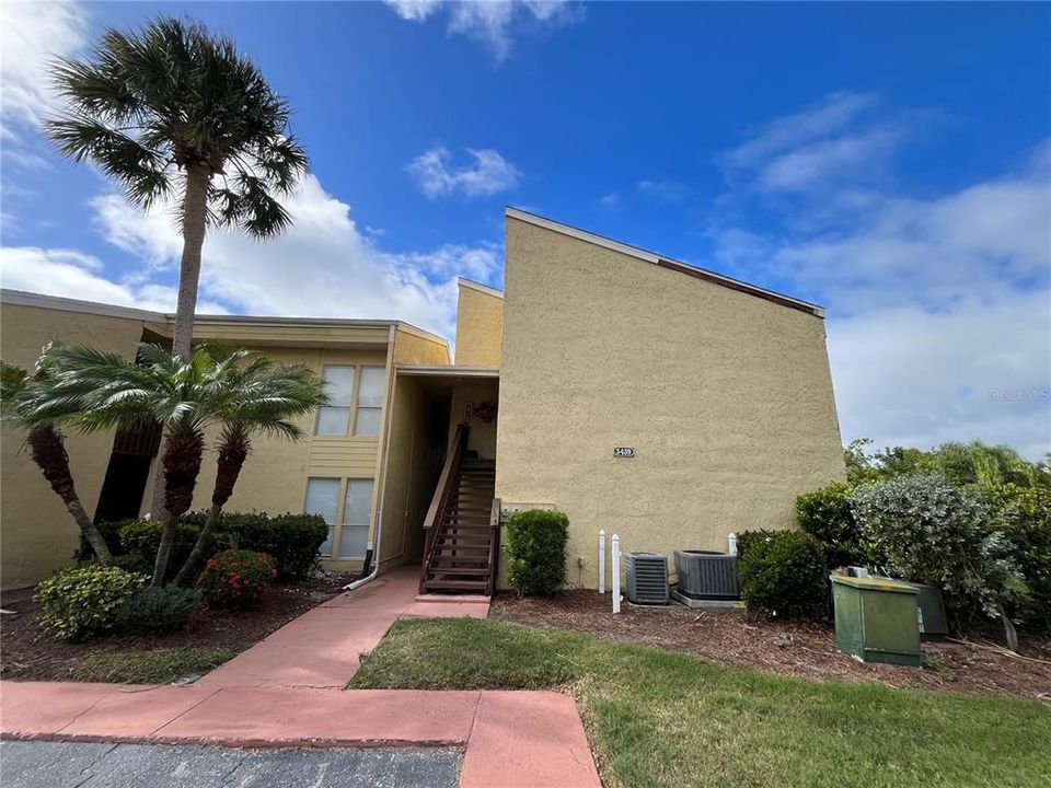 Building East Side and Parking Lot