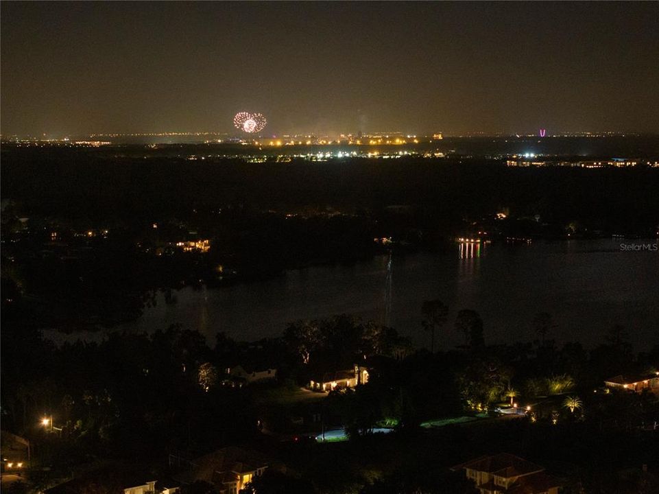 Experience the spectacle of evening Disney's fireworks as a backdrop to this peaceful Orlando retreat.