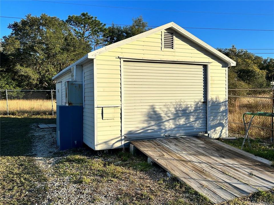 14 x 24 Utility Building - Presently BeingUtilized as a Spray Booth