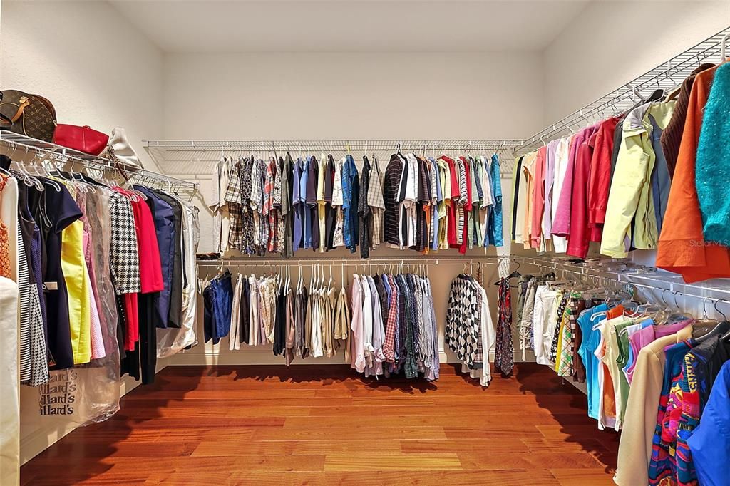 Huge walk in closet