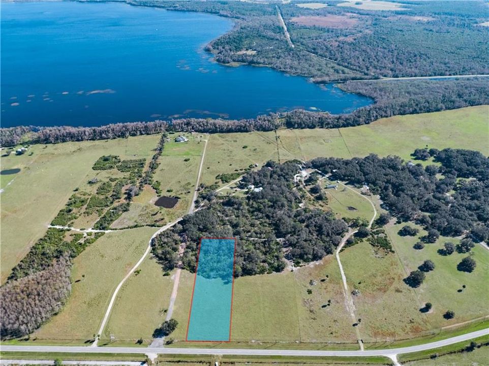 Aerial with Lot Overlay