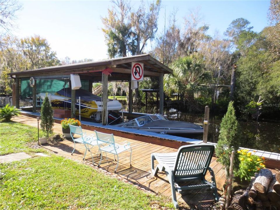 Boat house and dock