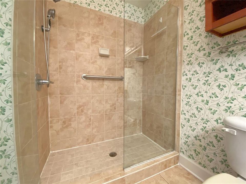 Bathroom on 2nd Floor- Walk In Shower