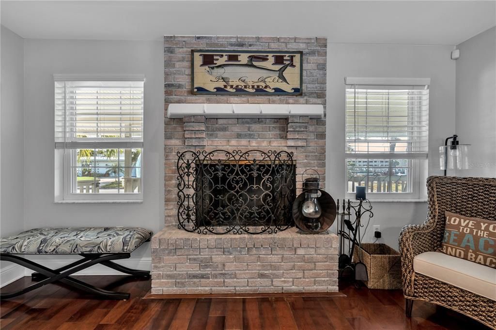 Living/Dining Room Fireplace (1st floor)