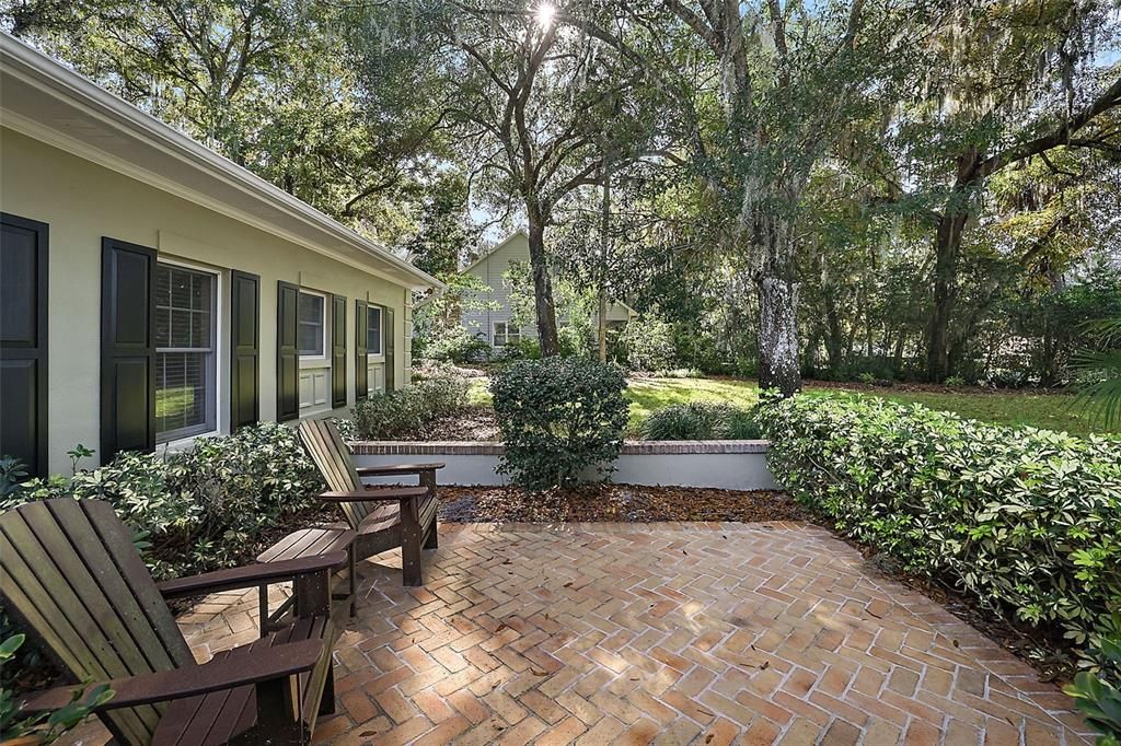 Front Brick Courtyard- View 1