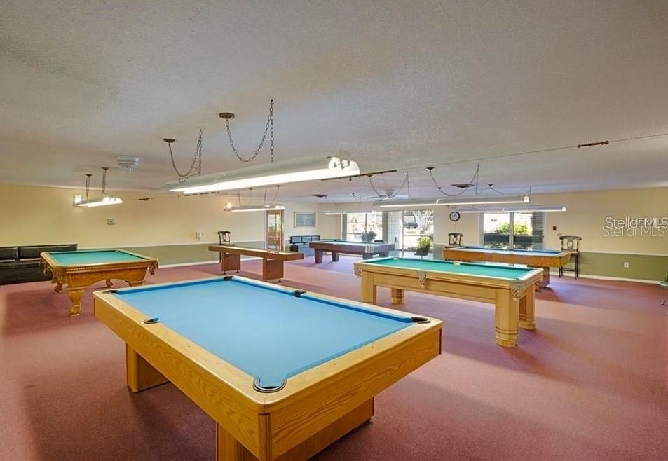 Billiards Room at Clubhouse