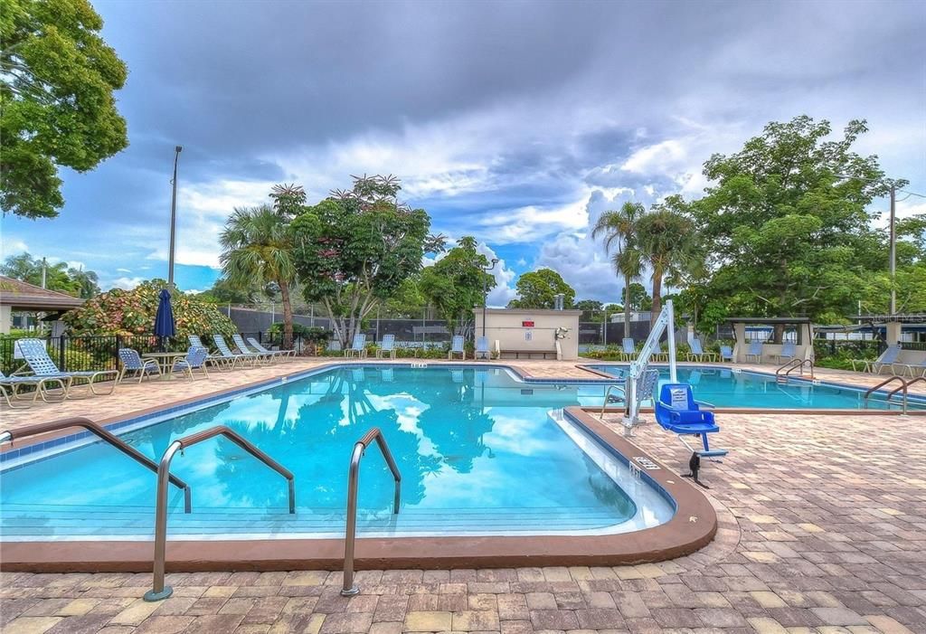 Pool at Magnolia Sun Center Clubhouse