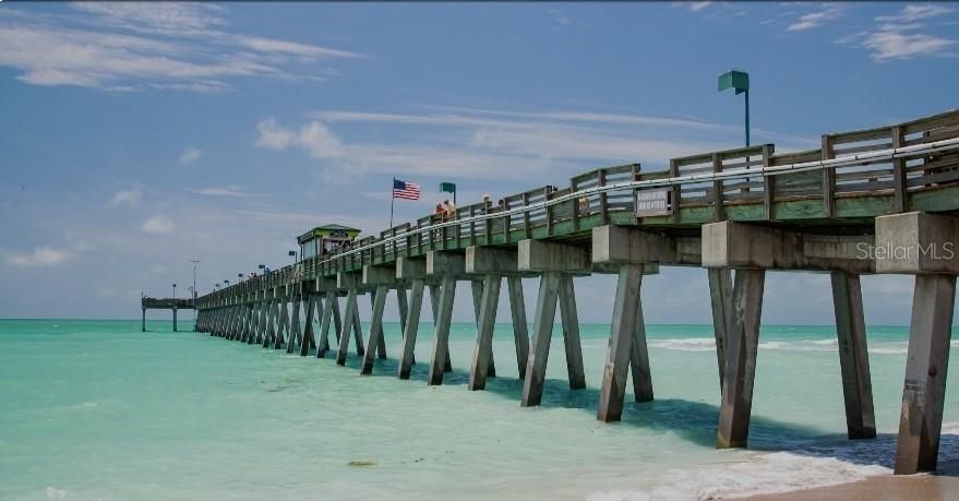local fishing pier and beach