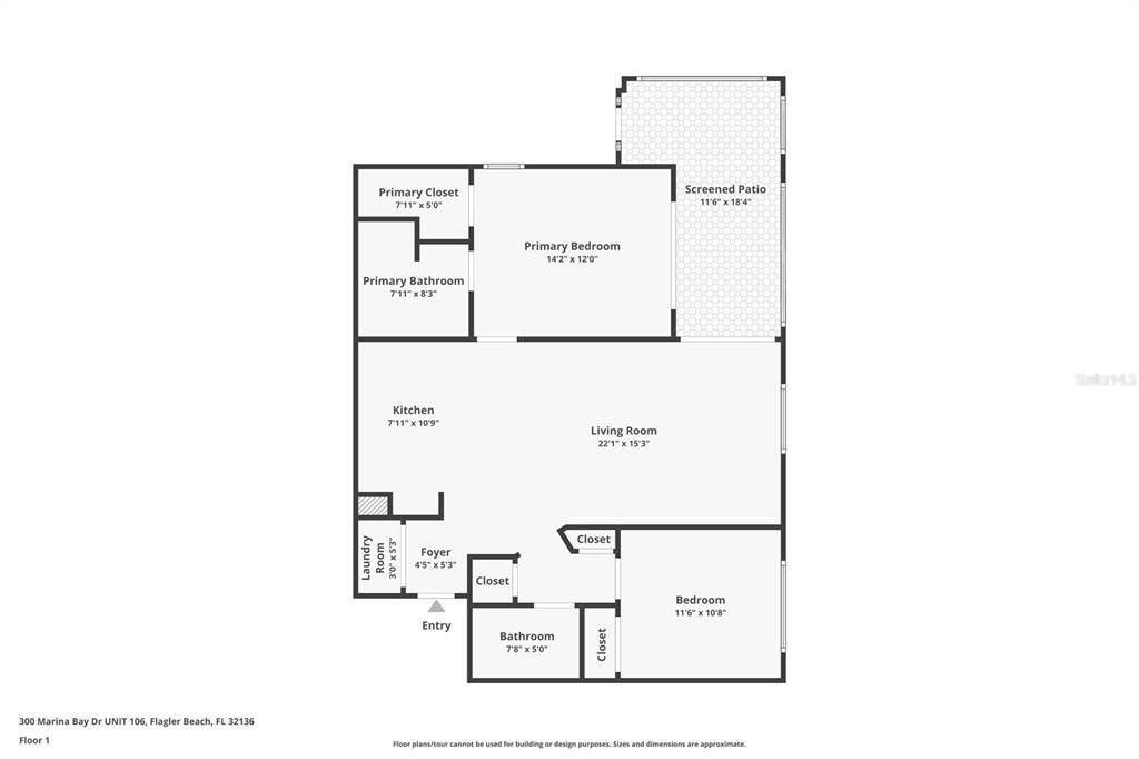 For Sale: $499,000 (2 beds, 2 baths, 1020 Square Feet)