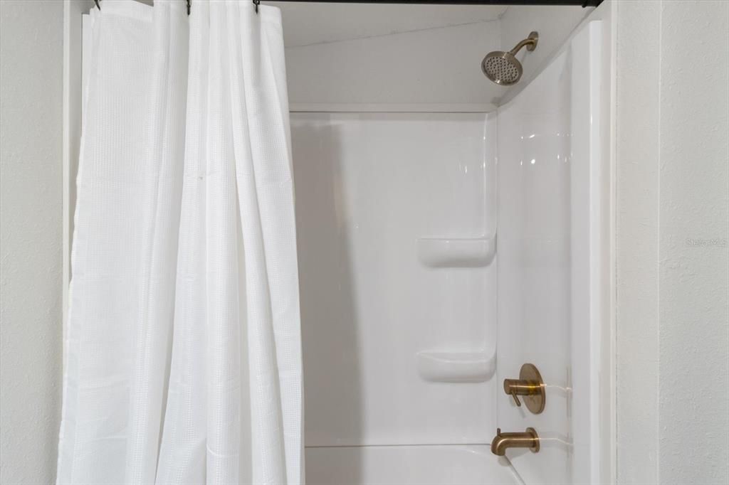 Master Bathroom w/ New Shower/Tub Enclosure & Plumbing Fixtures
