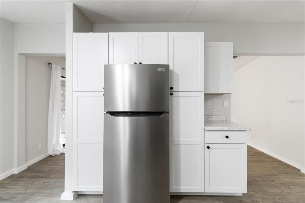 New Stainless Steel Appliances & Wall Pantry