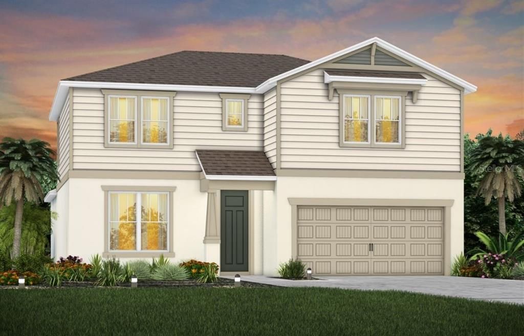 Craftsman Exterior Design. Artistic rendering for this new construction home. Pictures are for illustrative purposes only. Elevations, colors and options may vary.